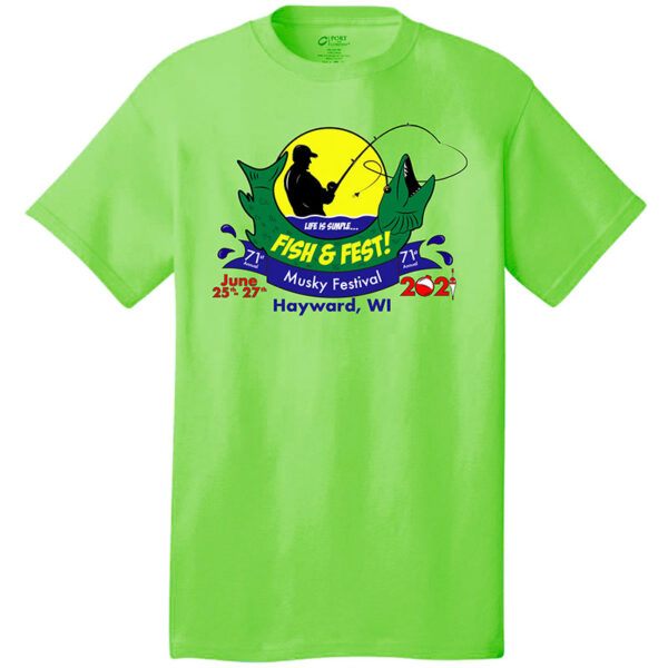 2021 Musky Fest Volunteer T-Shirt (Green)