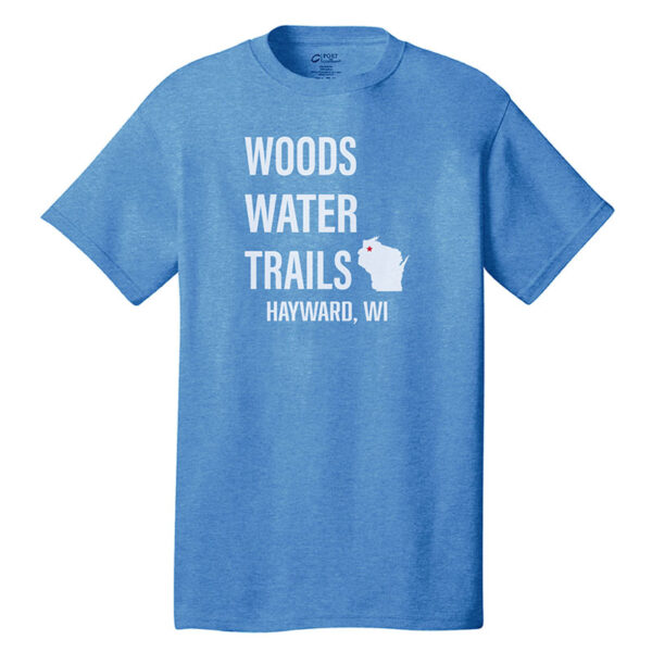 Woods Water Trails Blue Unisex T-Shirt